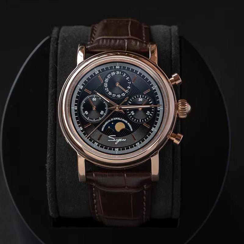 Stylish Vintage Design Swan Neck Movement