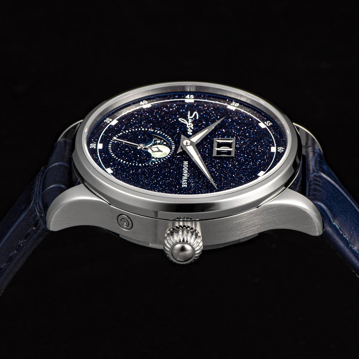 Moonphase Watch & Sandstone Dial