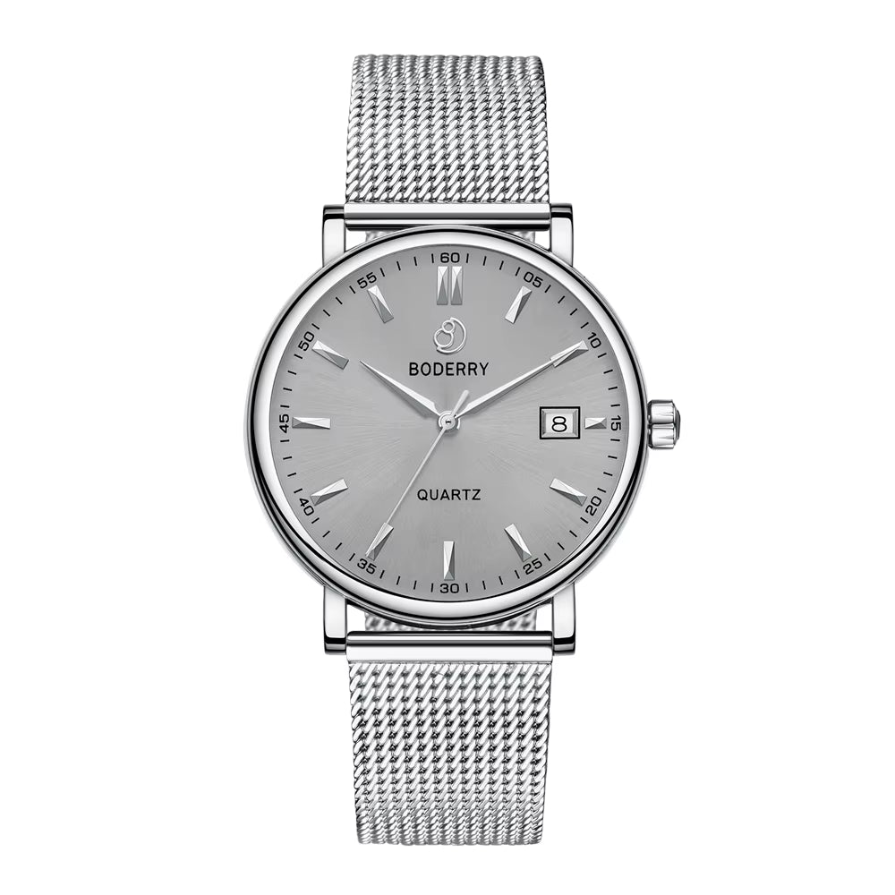 Premium Swiss Made Quartz Movement with Sapphire Crystal and Stainless Steel