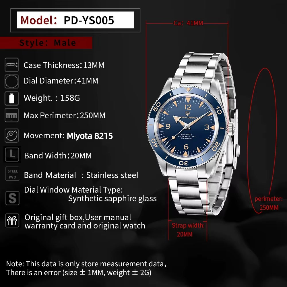 NEW 2026 Design! Automatic Men's Stainless Steel Watch