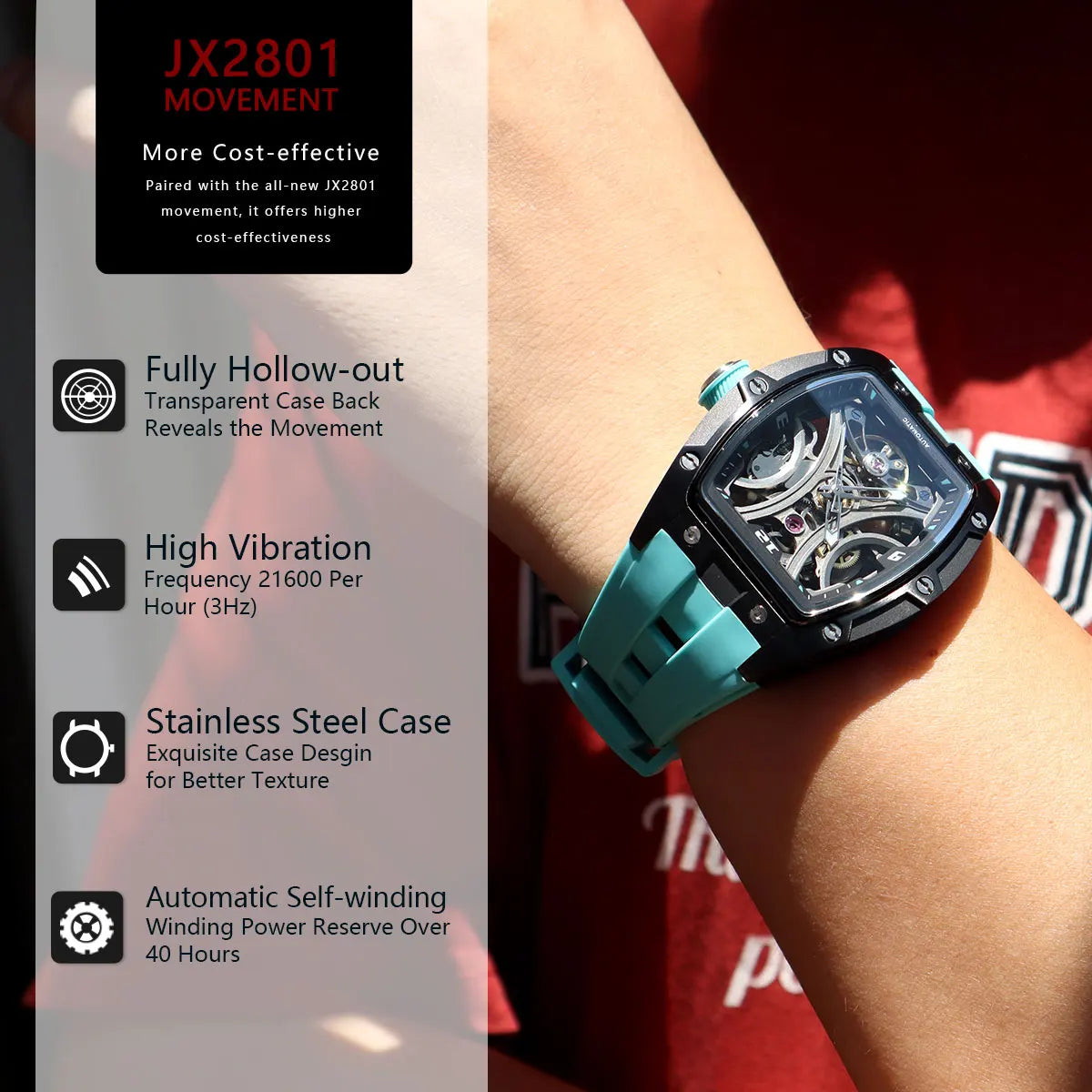 Fashion Sports Mechanical Watch 