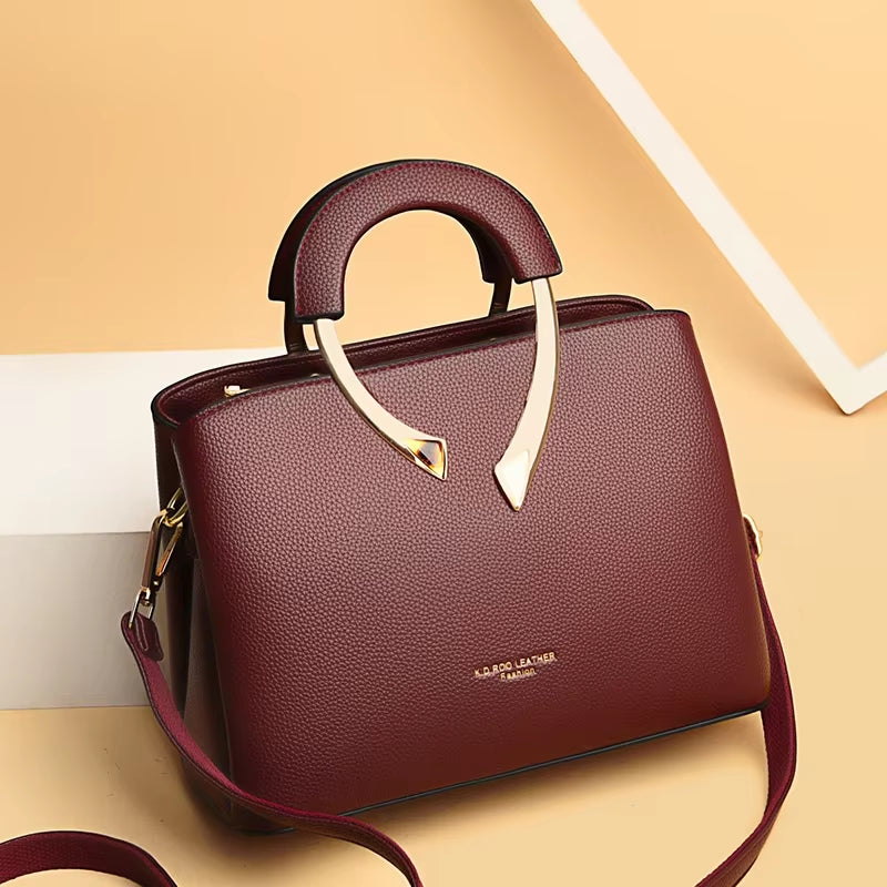 High Quality Women's  Leather Crossbody Shoulder Bag