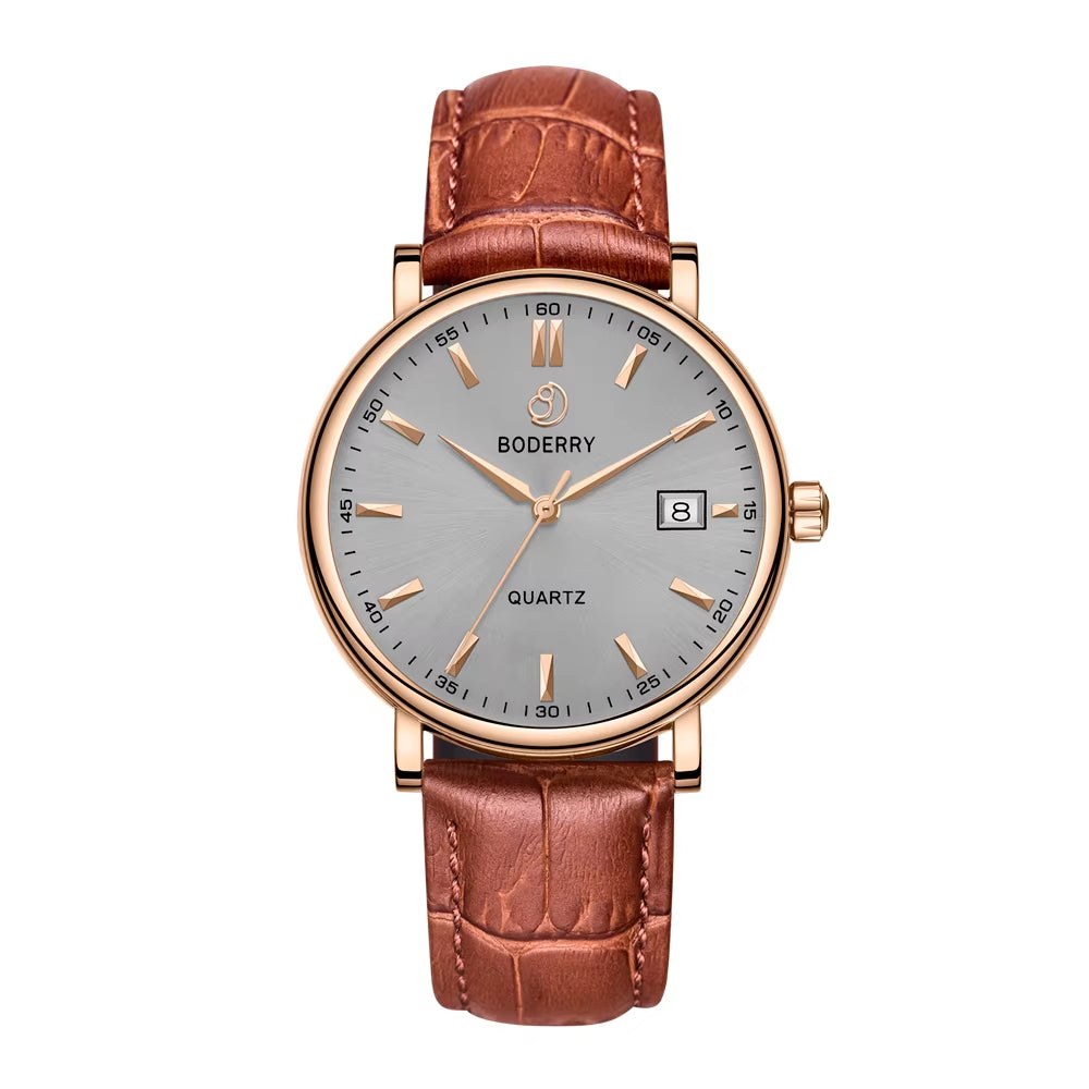 Premium Swiss Made Quartz Movement with Sapphire Crystal and Stainless Steel