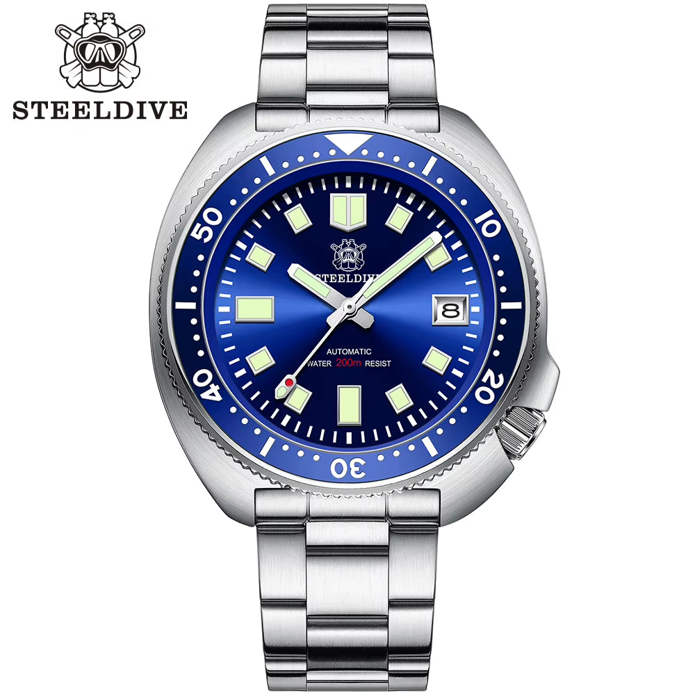 Waterproof Sapphire Glass Dive Watch with Ceramic Bezel
