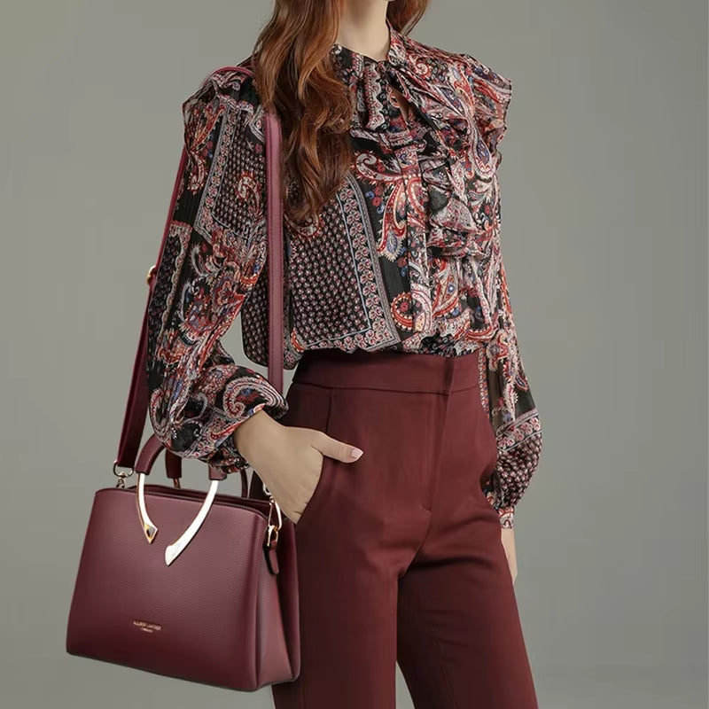 High Quality Women's  Leather Crossbody Shoulder Bag