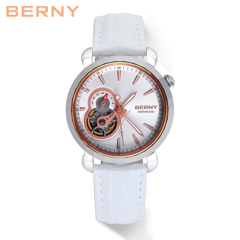 Premium Automatic Movement with Crystal-Clear Sapphire Glass
