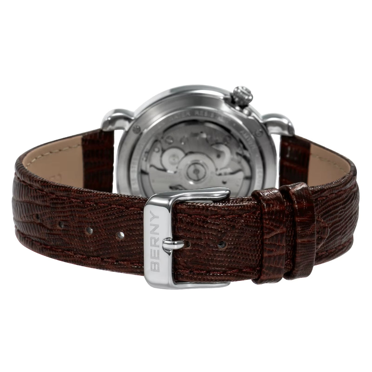 Premium Automatic Movement with Crystal-Clear Sapphire Glass