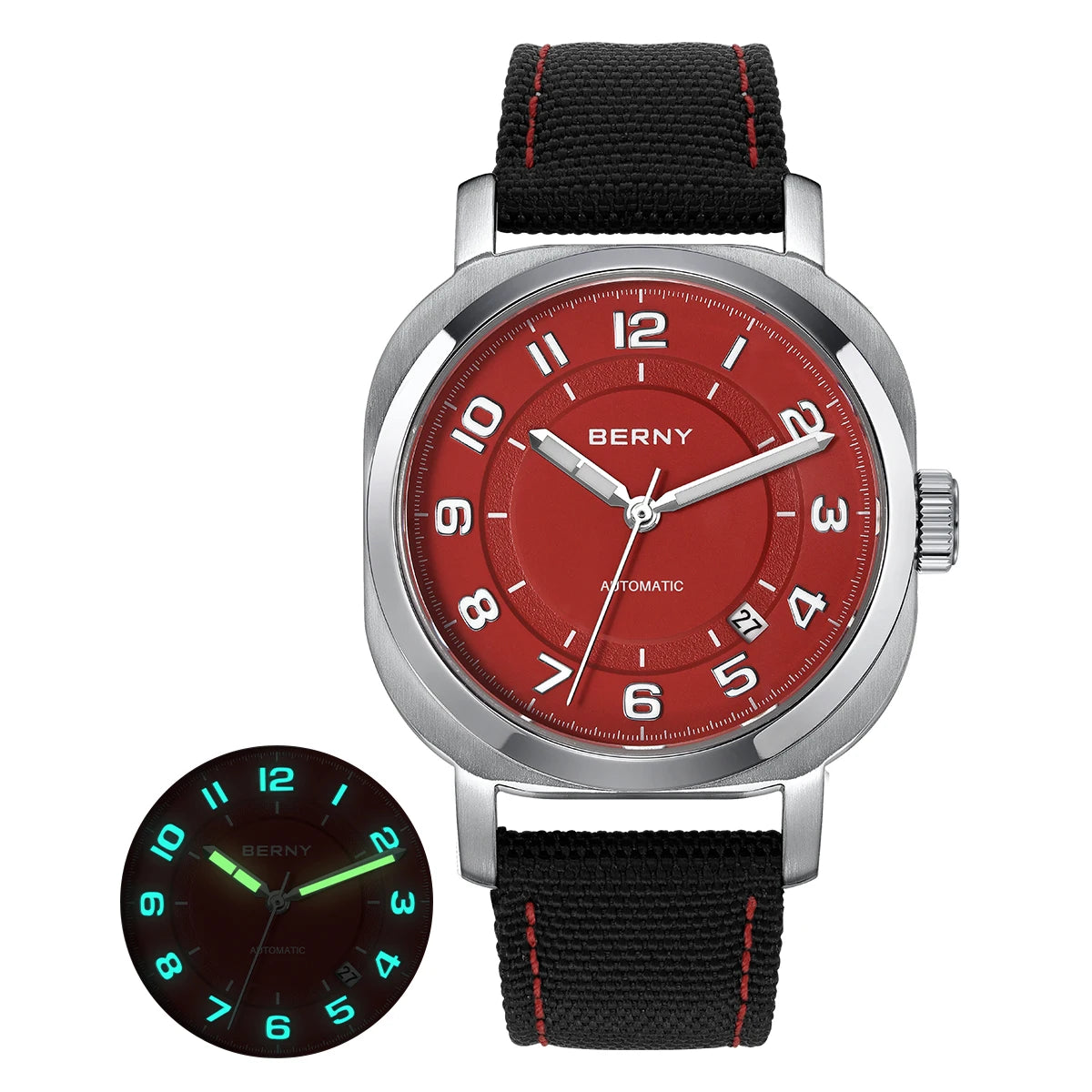 Automatic Self-Wind Movement with Canvas Band 