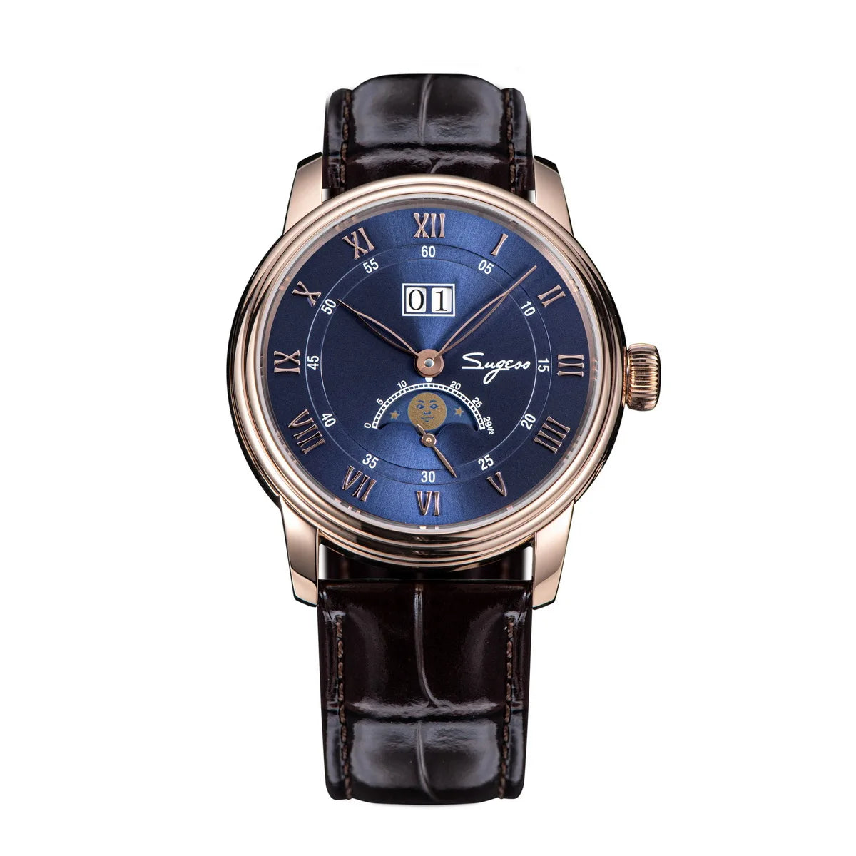 Moonphase Watch & Sandstone Dial