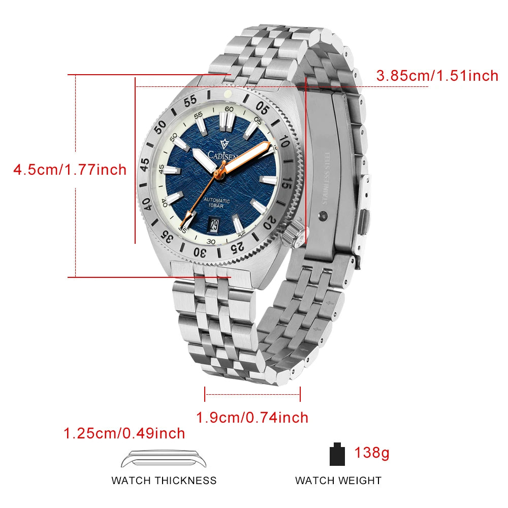 Meteorite Dial Business Automatic Watch