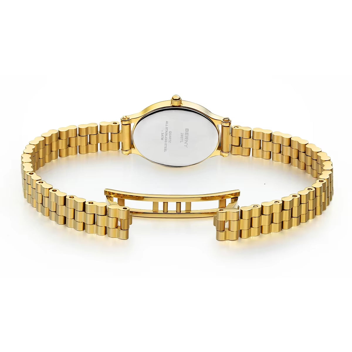 Elegant Oval Design Quartz Watch
