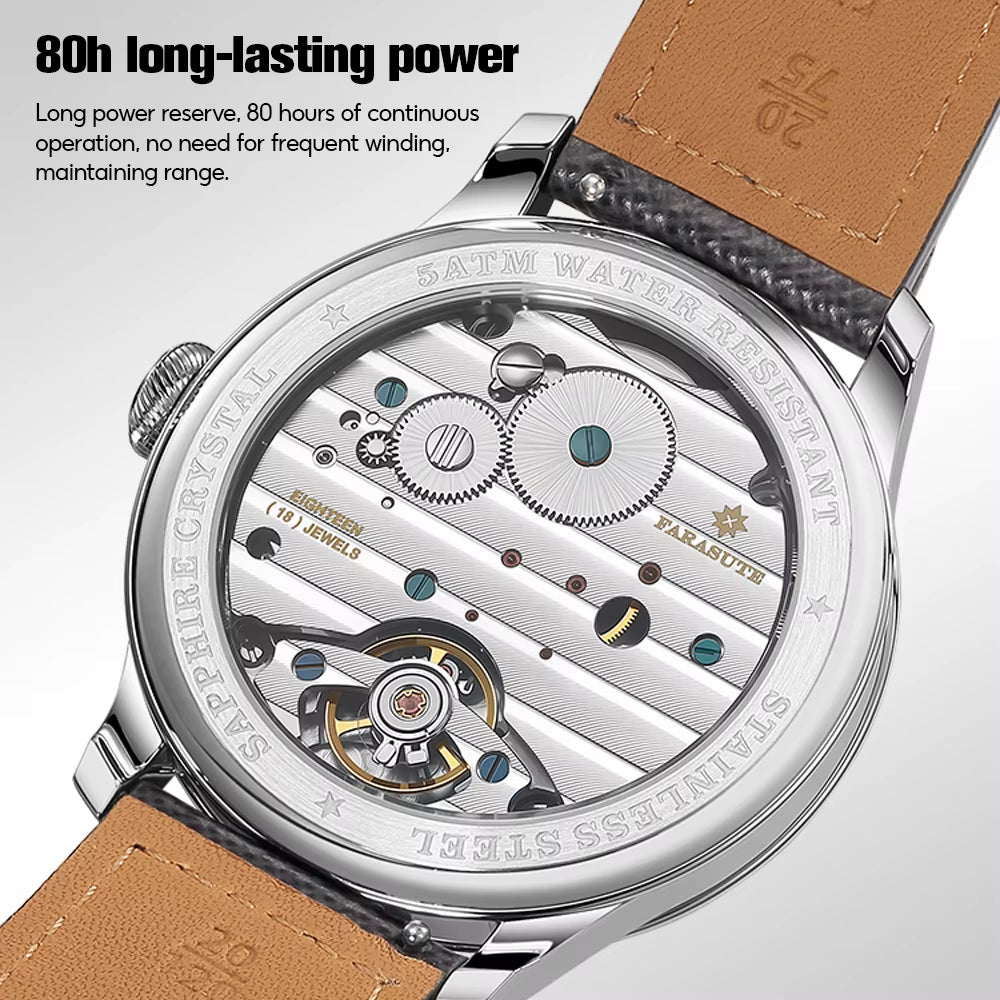 Skeleton Design & Swiss Super Luminous Dial