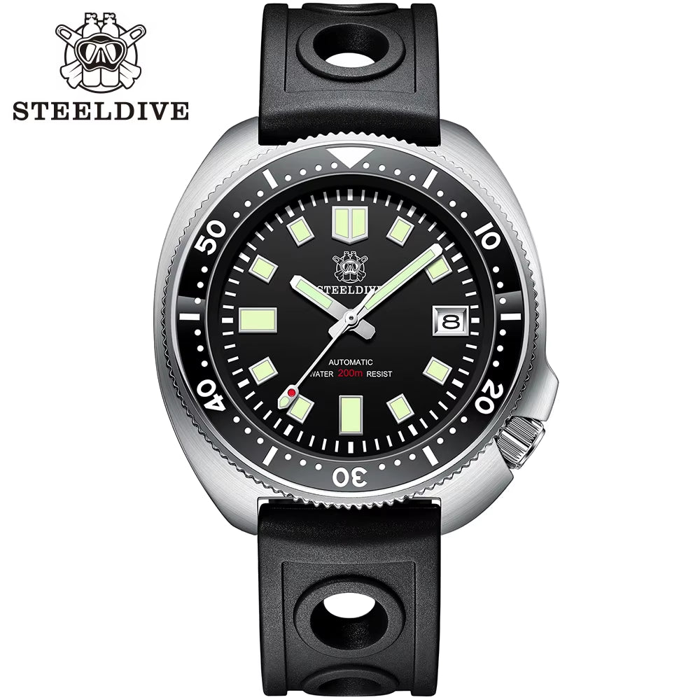 Waterproof Sapphire Glass Dive Watch with Ceramic Bezel