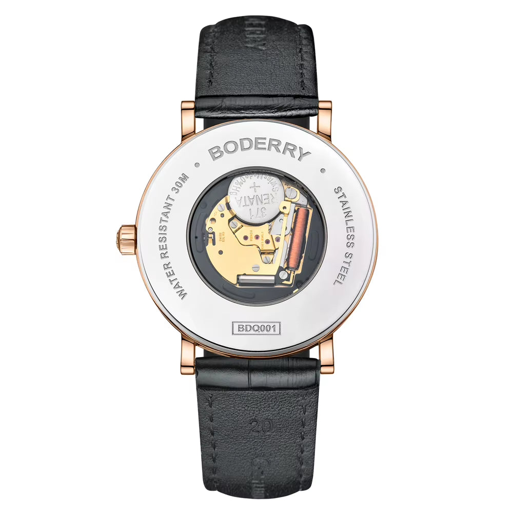 Premium Swiss Made Quartz Movement with Sapphire Crystal and Stainless Steel