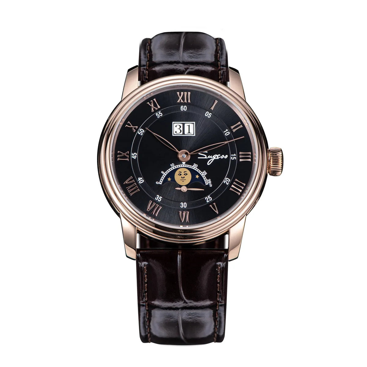 Moonphase Watch & Sandstone Dial