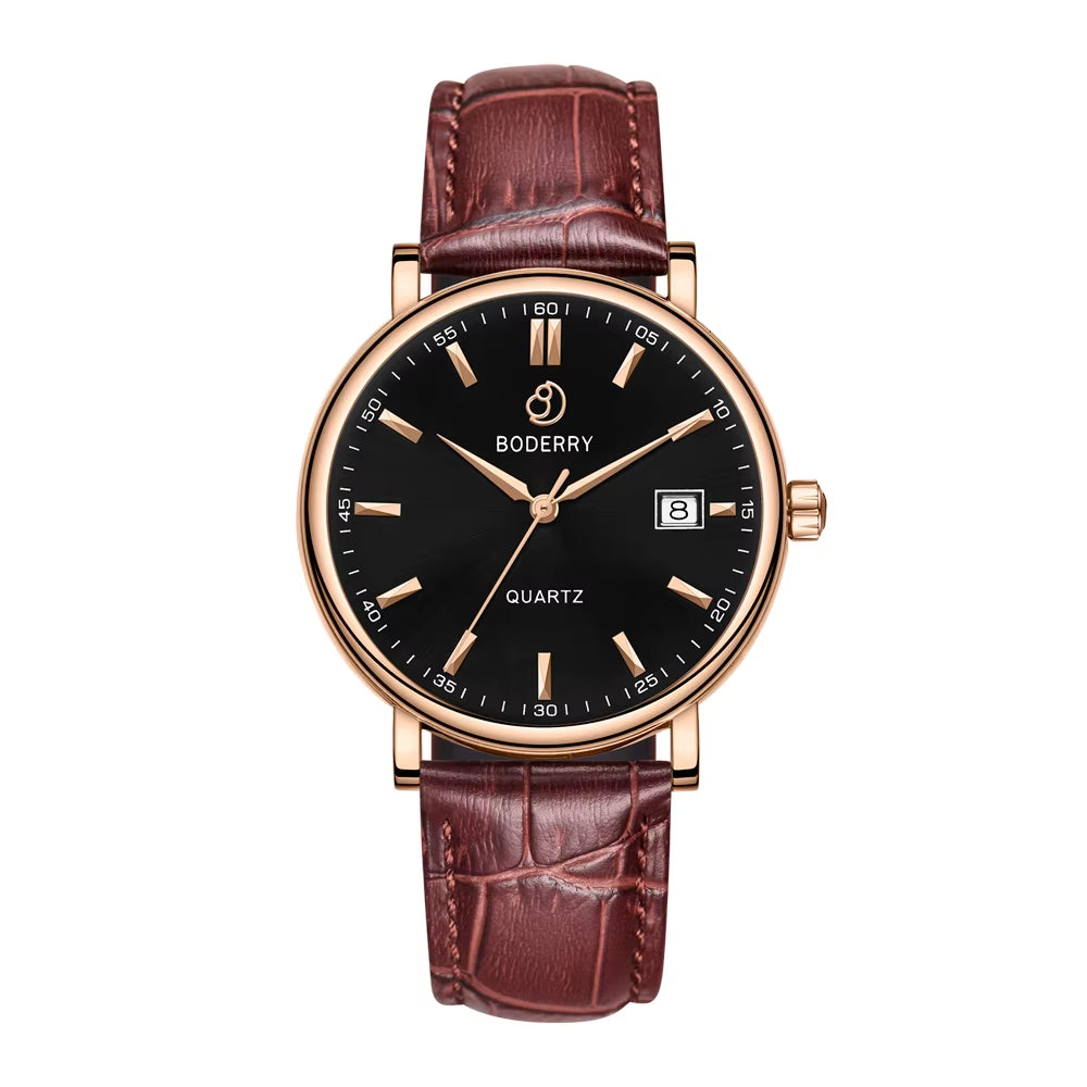 Premium Swiss Made Quartz Movement with Sapphire Crystal and Stainless Steel