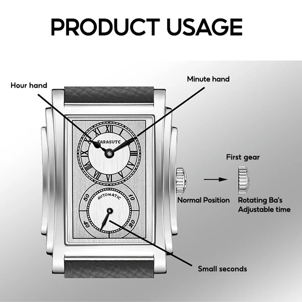 Luxury Fully Automatic Mechanical Men Seagull Watch