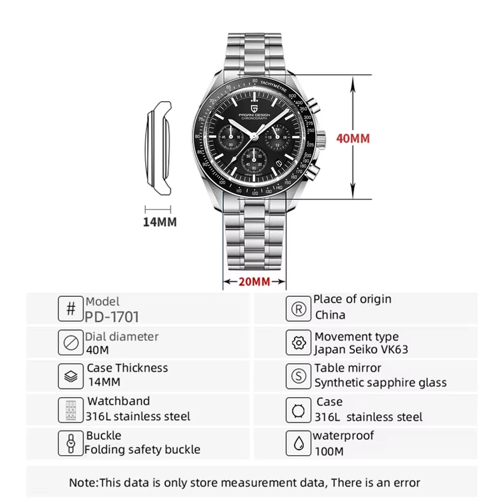 2026 Moon Quartz Chronograph