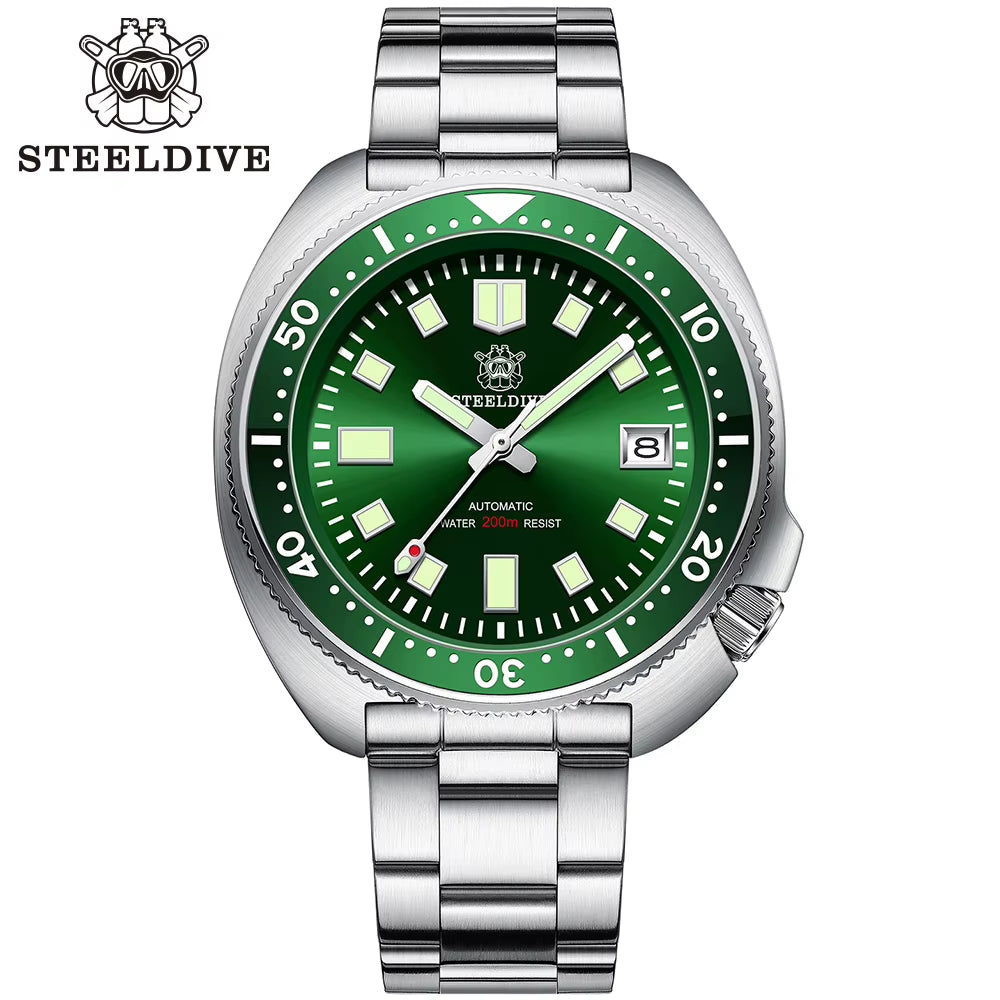 Waterproof Sapphire Glass Dive Watch with Ceramic Bezel