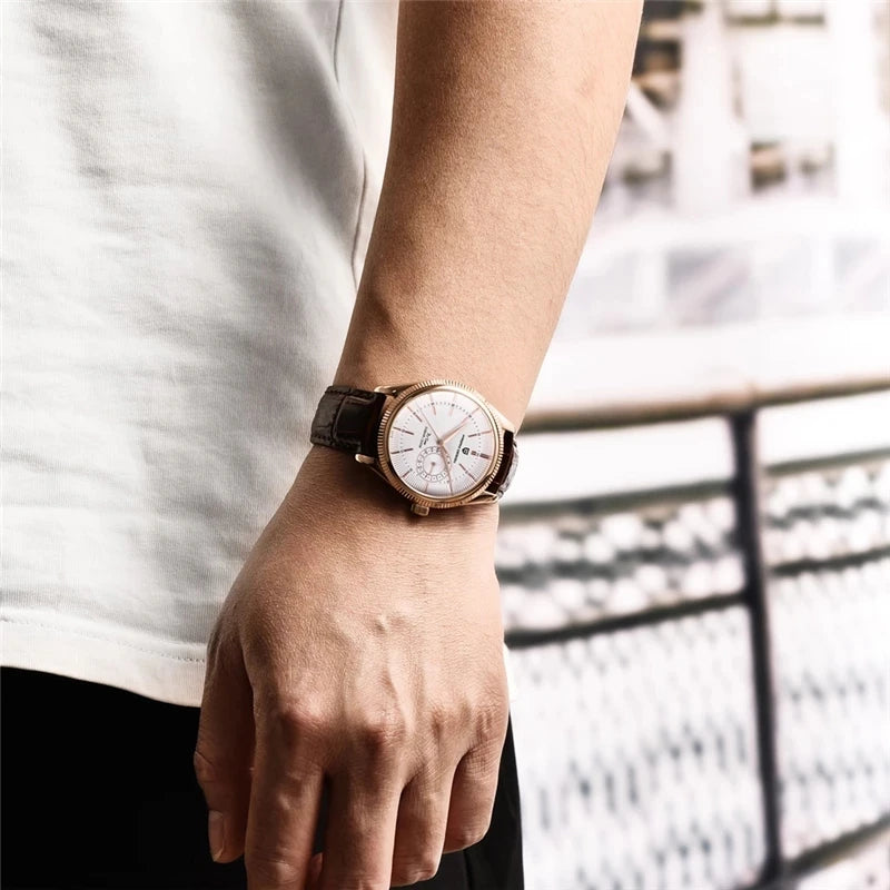 Luxury Saphire Glass Business Watch