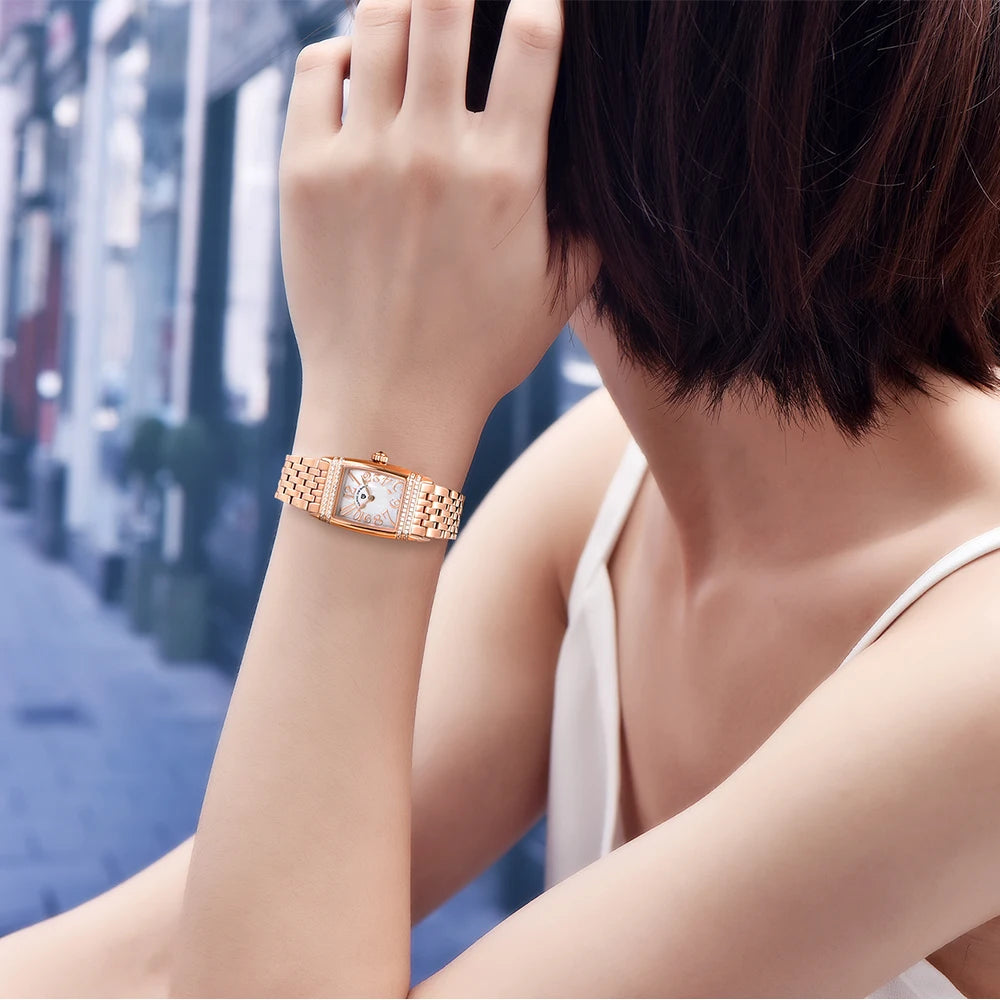 Luxury Sapphire Crystal Quartz Watch