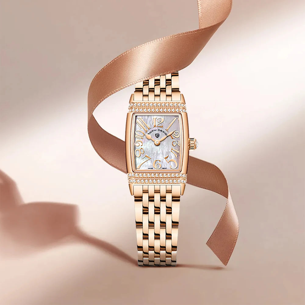 Luxury Sapphire Crystal Quartz Watch