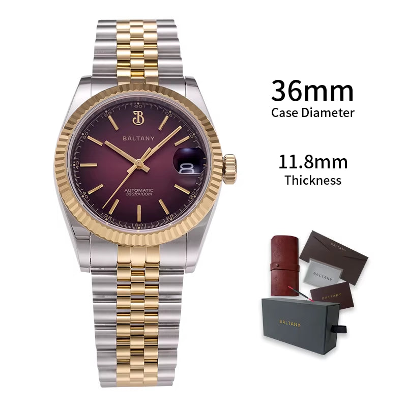 Luxury Automatic Watch with Jubilee Bracelet