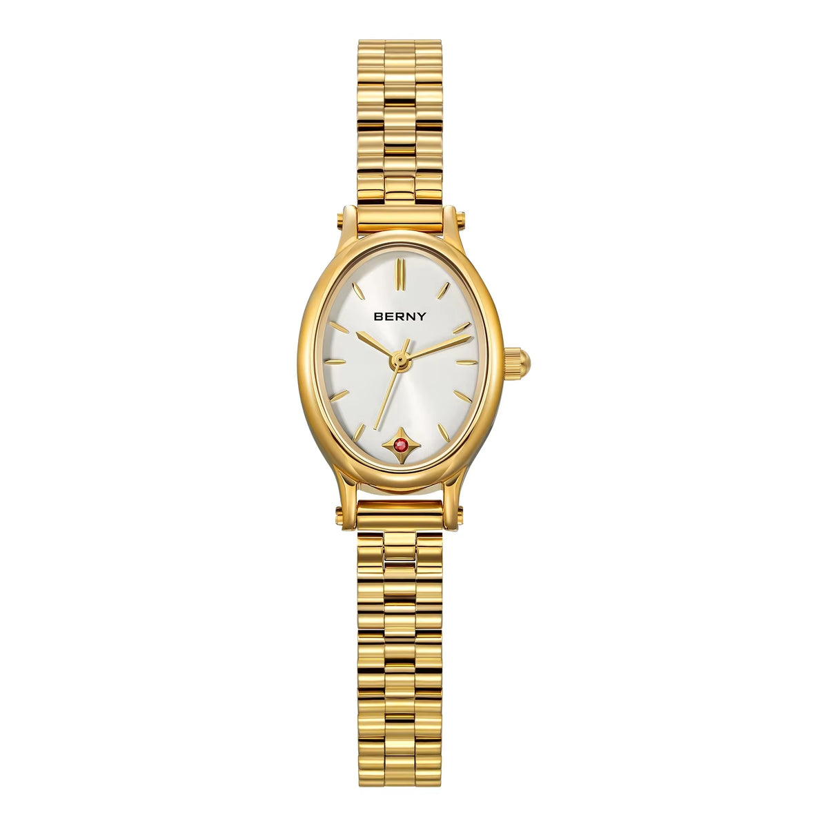 Elegant Oval Design Quartz Watch