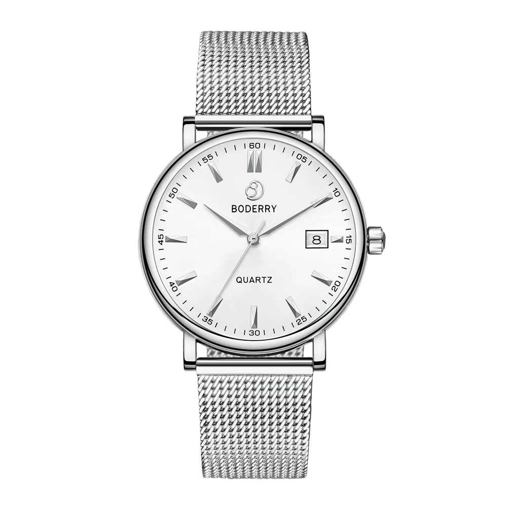 Premium Swiss Made Quartz Movement with Sapphire Crystal and Stainless Steel