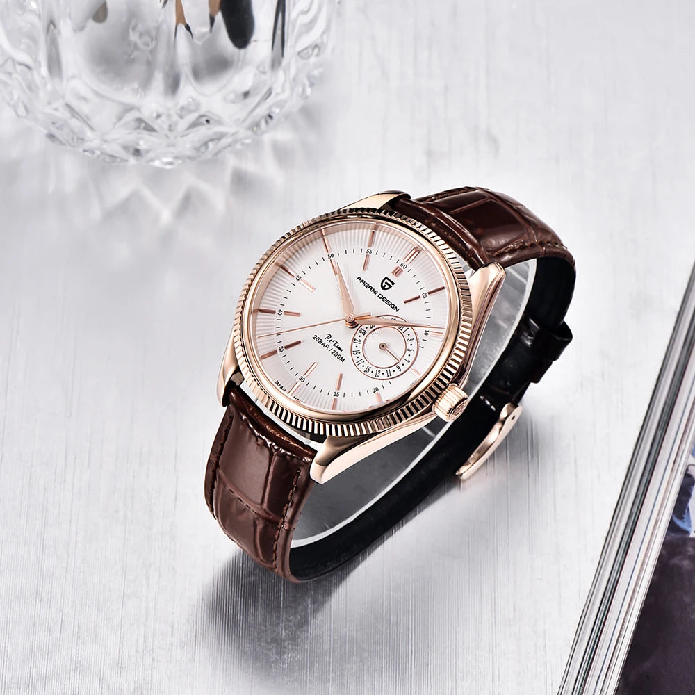 Luxury Saphire Glass Business Watch