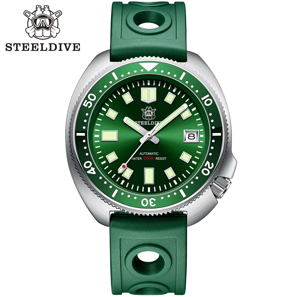 Waterproof Sapphire Glass Dive Watch with Ceramic Bezel