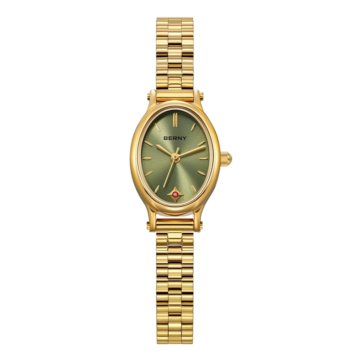 Elegant Oval Design Quartz Watch