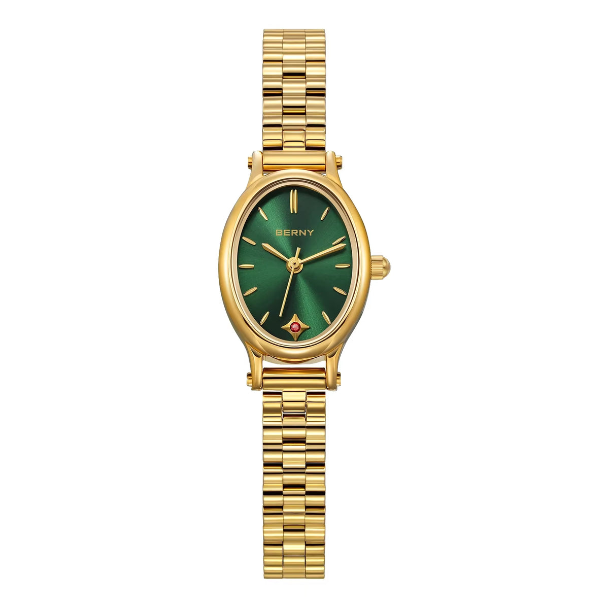 Elegant Oval Design Quartz Watch