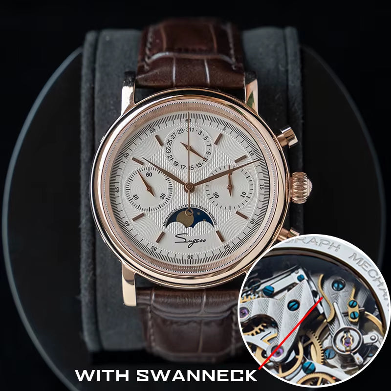 Stylish Vintage Design Swan Neck Movement