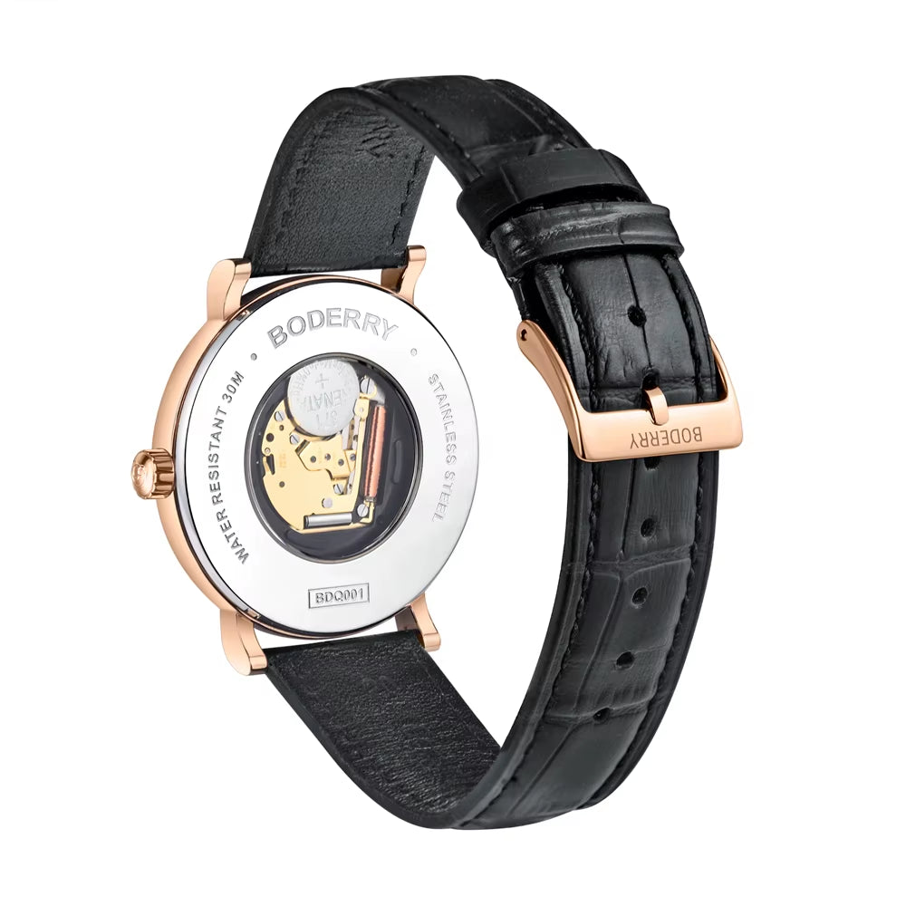 Premium Swiss Made Quartz Movement with Sapphire Crystal and Stainless Steel