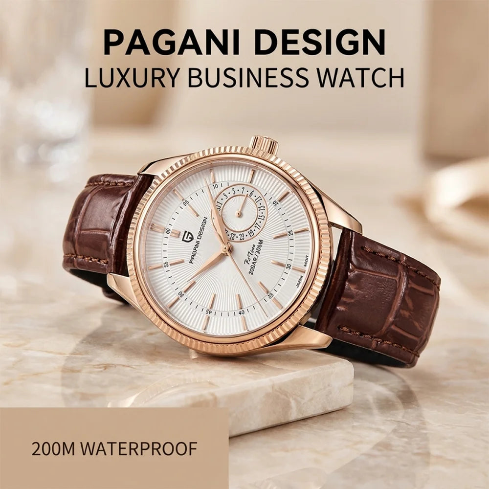 Luxury Saphire Glass Business Watch