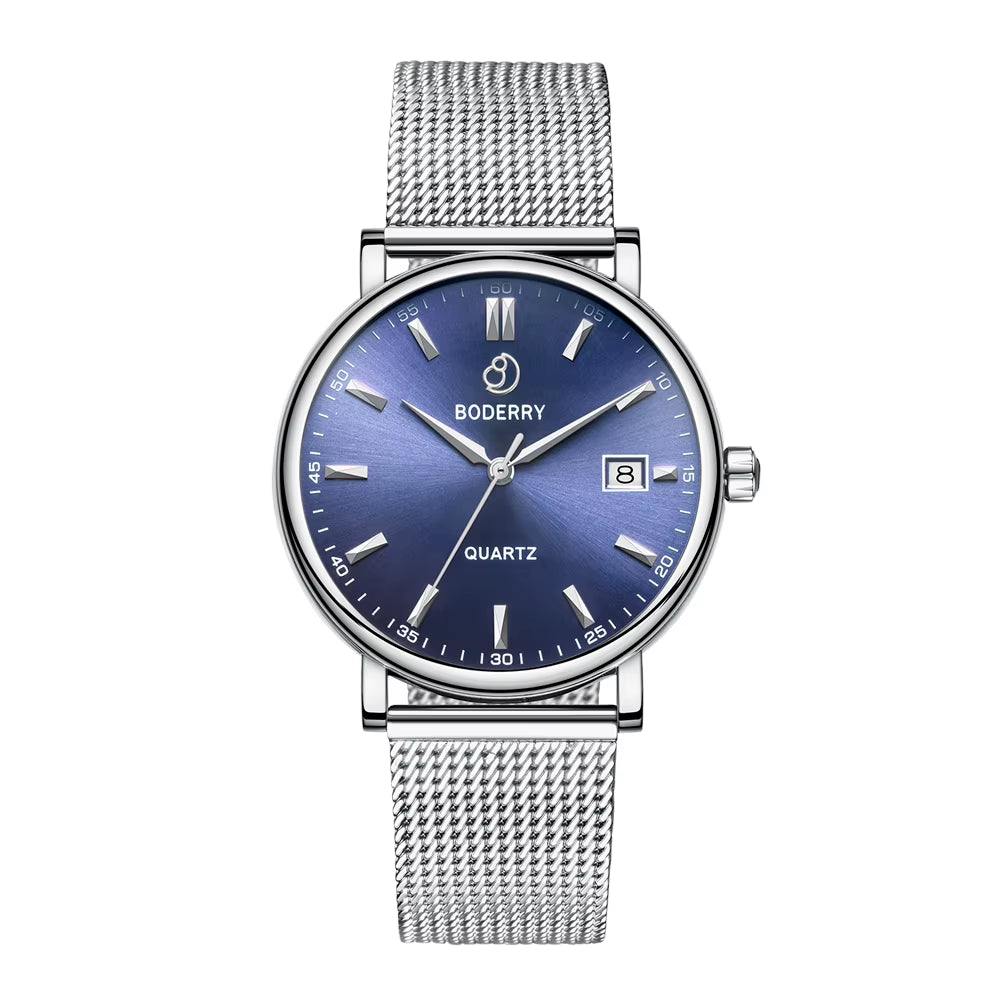 Premium Swiss Made Quartz Movement with Sapphire Crystal and Stainless Steel