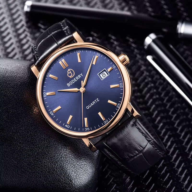 Premium Swiss Made Quartz Movement with Sapphire Crystal and Stainless Steel