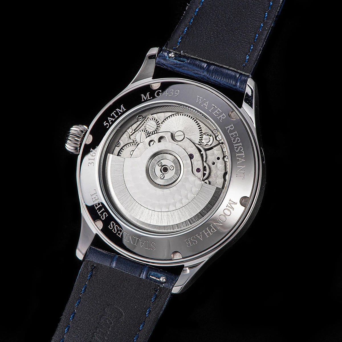 Moonphase Watch & Sandstone Dial