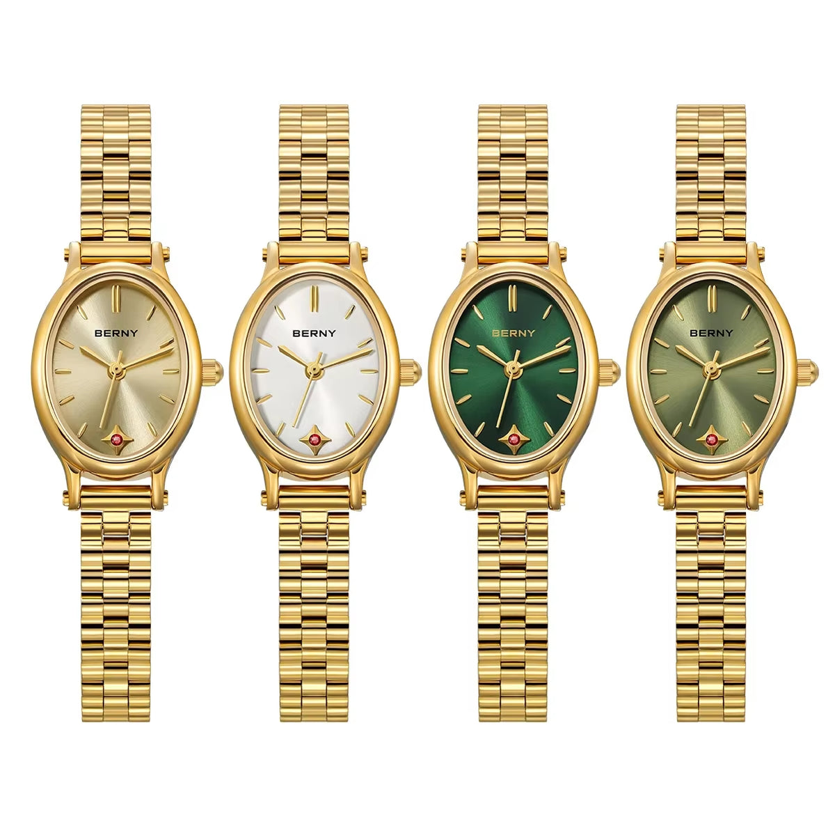 Elegant Oval Design Quartz Watch